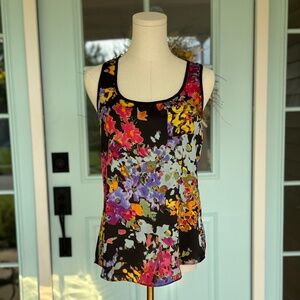 Size Small Silk Floral Tank